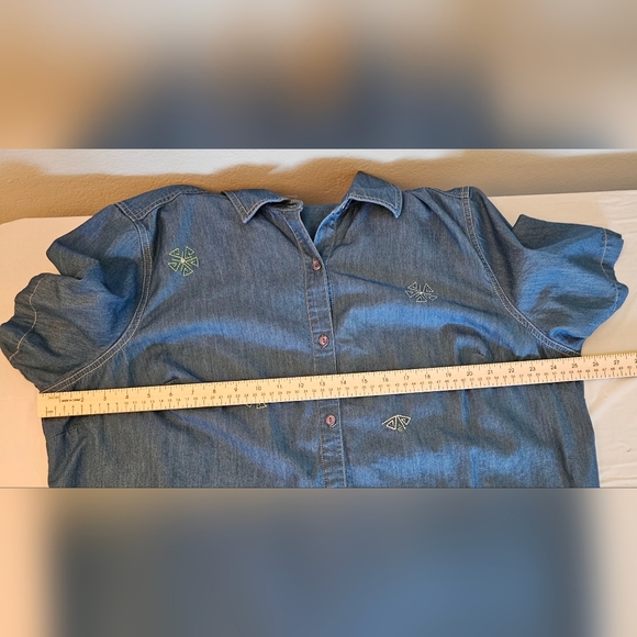 City Blues Women's Denim Shirt Size 2X - Picture 8 of 10